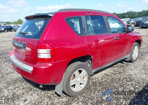 2007 Jeep Compass Sport from USA, damaged, VIN 1J8FT47037D295749